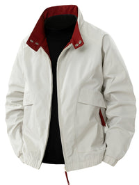 Lennox™ - Lässige leichte Windbreaker-Jacke in Weiß