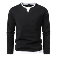 Alwin 1 Premium Longsleeve | Gekämmte Baumwolle in Schwarz