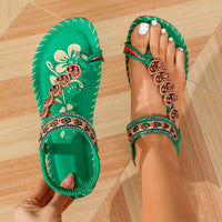 Victoria | Bequeme orthopädische Damensandalen in Grün