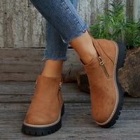 Emma | Hochwertige Damen Boots stilvoll und zeitlos in Braun