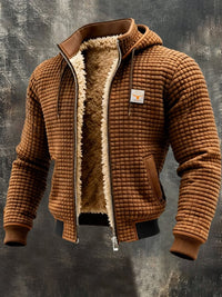 MATHIS™ | GEFÜTTERTE FLEECE-JACKE in Braun