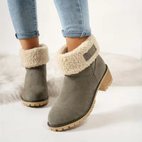 Leon | Klassische Damen-Winterstiefel in Grau