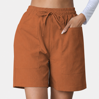 Carla | Bequeme Shorts mit Kordelzug in Braun