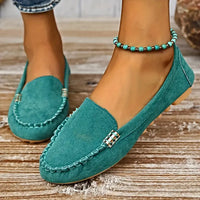 Neva | Damen Ballerinas Gummisohle Flache Sohle – Komfort Ballerinas Alltag 2026 in Türkis