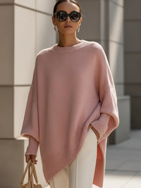 Freya | Eleganter Wollmix-Pullover in Rosa