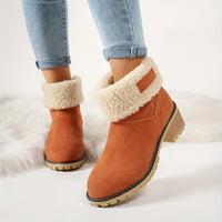 Leon | Klassische Damen-Winterstiefel in Orange