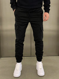 Max | This Stretch-Cargohose Herren klassisch modern in Schwarz