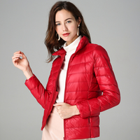Lizzy | Ultraleichte Daunenjacke in Rot
