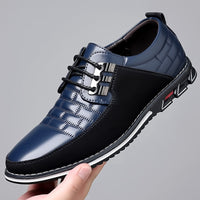 Waltherhaus | ELEGANTE BUSINESS-SCHUHE AUS LEDER FÜR DEN STILVOLLEN MANN JONAS in Blau