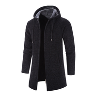 Kapuzen-Sweatshirt aus Wolle - WENTZEL in Schwarz