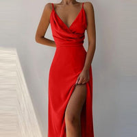 Emilia | Modernes Verfeinertes Abendkleid in Rot
