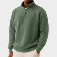 Jonas | Eleganter Zip Pullover für jeden Tag in Grün