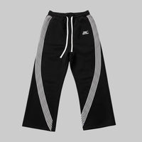 Ben | Herren Lässige Weite Hose in Schwarz