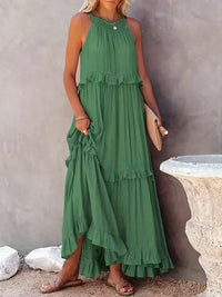 Fien | Elegantes Sommerkleid in Grün