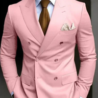 Maximilian | Herren Zweiteiler Hochzeitsanzug – Herren Hochzeits Anzug Elegant 2026 in Rosa