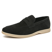 Julian | Herren Formelle Leder-Loafer in Schwarz