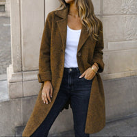 Selia™ - Elegante Frühlingsjacke mit Knöpfen in Braun