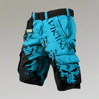 Hayden™ – Premium Shorts für moderne Abenteurer in Cyan Schwarz