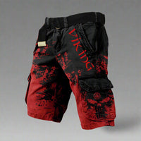 Hayden™ – Premium Shorts für moderne Abenteurer in Schwarz Rot