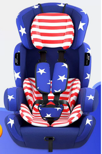 Auto Kindersitz verstellbar Reha mit 5-Punkt-Gurt Schwarz in Captain America