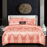 Bettwäsche Satin Luxus Blumenmuster Set in Casa Gold – Hellbernstein