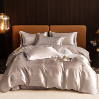 Bettwäsche Satin Luxus Blumenmuster Set in Erfolgreiche Jahre