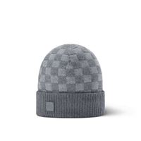 LV Damier Beanie in Grau