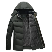 Fleece-Parka - LOTHAR in Armeegrün