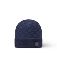 LV Damier Beanie in Marineblau