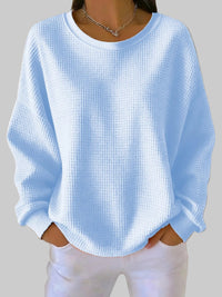 Camille | Leichter Sommerpullover in Himmelblau