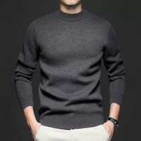 Ryan - Feinmaschiges Poloshirt für Männer in Dunkelgrau