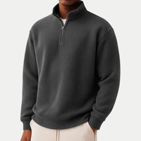 Jonas | Eleganter Zip Pullover für jeden Tag in Schwarz