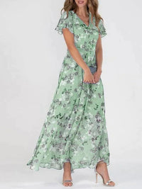 Fleur™ - Stilvolle Kleid mit korrigierendem Effekt in Grün