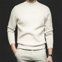 Ryan - Feinmaschiges Poloshirt für Männer in Beige