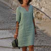 Abagail | Damen Modisches Kleid | Sommer in Grün