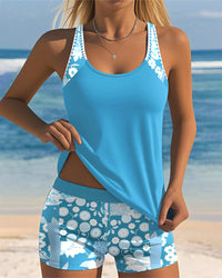 Chiara | Modisches Badeanzug-Set in Hellblau