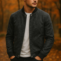 Narcis- Elegante Herbstjacke für Herren in Schwarz