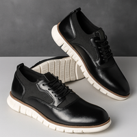 Nils | Herren Gepolsterte Einlegesohle Sneaker Schuhe in Schwarz