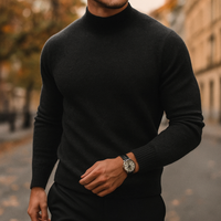 Klara | Eleganter Merinowollpullover für Damen in Schwarz