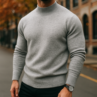 Klara | Eleganter Merinowollpullover für Damen in Hellgrau