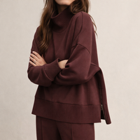Magda | Bequemes Strickset in Schwarz