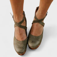 Quinn | Orthopädisch Gepolstert Sandalen in Grün