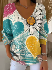 Maeva | Leichter Sommerpullover in Mehrfarbig