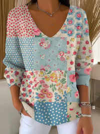 Nola | Leichter Sommerpullover in Mehrfarbig