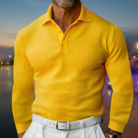 Brenson™ - Premium-Polo Pullover in Gelb
