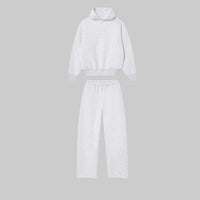 Bernd | Herren Oversized Hoodie Zweiteiler Set in Weiß