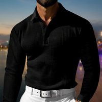 Brenson™ - Premium-Polo Pullover in Schwarz