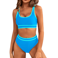 Ashley - Figurformendes Sport-Bikini-Set in Blau