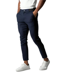 Elio Stretch Chino in Marineblau
