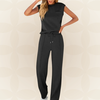 Anna | Lässiges Sommer Lounge Set in Schwarz